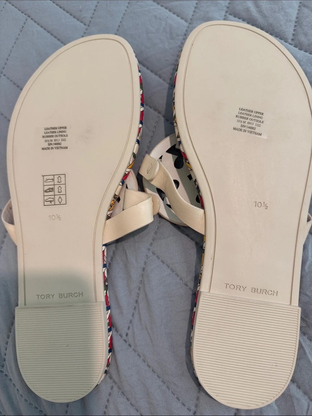 Tory Burch Miller limited edition multi color Sandals